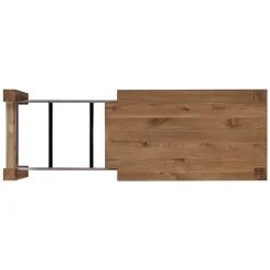 Tavolo Allungabile con Gambe e Piano Impiallacciati Made in Italy - Tash