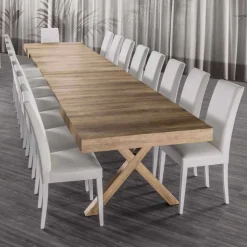 Tavolo Allungabile, con Piano in Legno Nobilitato - Atessa