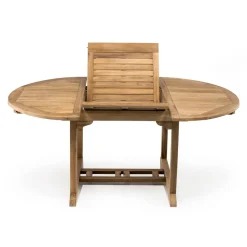 Tavolo Allungabile da Giardino in Teak Naturale – Yggdrasil