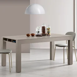 Tavolo Allungabile da Soggiorno in Melaminico Made in Italy - Ondine