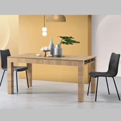 Tavolo Allungabile da Soggiorno in Melaminico Made in Italy - Ondine