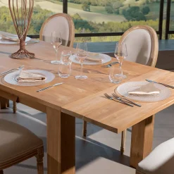 Tavolo Allungabile da Soggiorno Realizzato in Legno Teak Massello - Fidia