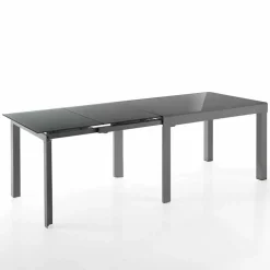 Tavolo Allungabile di Design in Vetro e Metallo - Guerriero