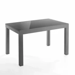 Tavolo Allungabile di Design in Vetro e Metallo - Guerriero