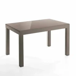 Tavolo Allungabile di Design in Vetro e Metallo - Guerriero