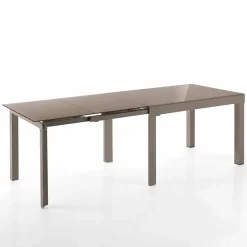 Tavolo Allungabile di Design in Vetro e Metallo - Guerriero