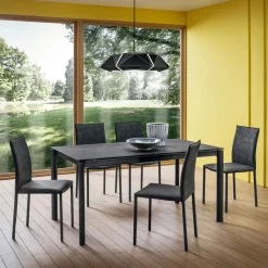Tavolo Allungabile Fino a 240 cm con Piano in Laminam Made in Italy - Maltese