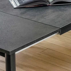 Tavolo Allungabile Fino a 240 cm con Piano in Laminam Made in Italy - Maltese