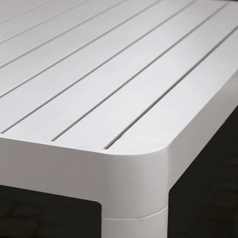 Tavolo Allungabile fino a 300 cm da Esterno in Alluminio Verniciato - Glass