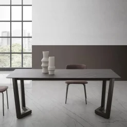 Tavolo Allungabile Fino a 300 cm in Hpl Stratificato Made in Italy - Bastiano