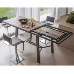 Tavolo Allungabile fino a 280 cm in Legno e Metallo Made in Italy - Gallotto