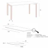 Tavolo Allungabile Fino a 238 cm in Laminam e Metallo Made in Italy - Remigio
