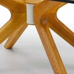 Tavolo Allungabile Fino a 260 cm in Gres e Legno, Lusso Made in Italy - Malita