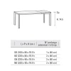Tavolo Allungabile Fino 240 cm in Alluminio e Hpl Made in Italy - Filiberto