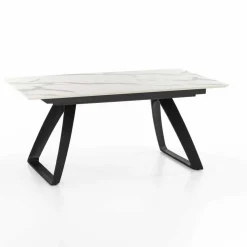 Tavolo allungabile fino 270 cm moderno con gambe in metallo, Villongo