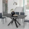 Tavolo Allungabile in Ceramica Calacatta Black Lucidato Starlit - Balia