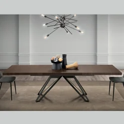 Tavolo Allungabile in Metallo e Melaminico Folding Made in Italy - Meluso