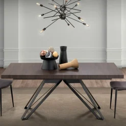 Tavolo Allungabile in Metallo e Melaminico Folding Made in Italy - Meluso