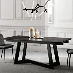 Tavolo Allungabile in Vetroceramica di 3 Diverse Finiture Made in Italy - Tecna