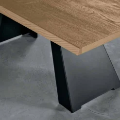 Tavolo Allungabile Lateralmente in Rovere Made in Italy -  Zerba