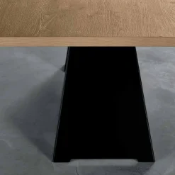 Tavolo Allungabile Lateralmente in Rovere Made in Italy -  Zerba