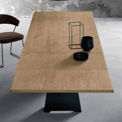 Tavolo Allungabile Lateralmente in Rovere Made in Italy -  Zerba