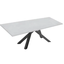 Tavolo Allungabile Moderno con Piano in Legno Laminato Made in Italy – Settimmio