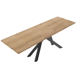 Tavolo Allungabile Moderno con Piano in Legno Laminato Made in Italy – Settimmio