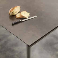 Tavolo allungabile moderno con piano in vetro ceramica Filadelfia