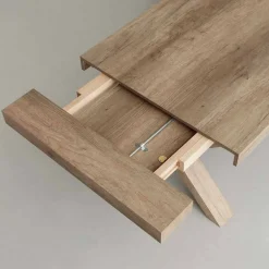 Tavolo allungabile moderno in nobilitato e Mdf Denver