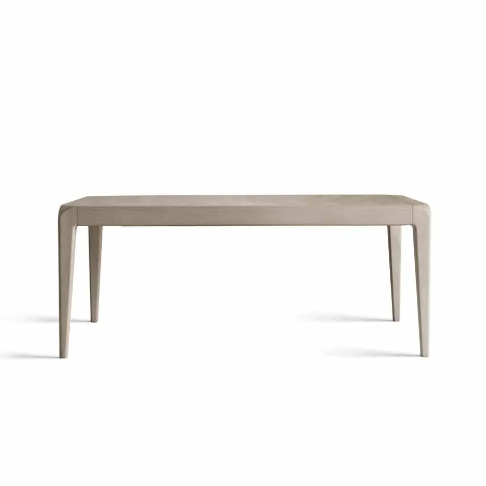 Tavolo allungabile noce grigio naturale design moderno, Matis