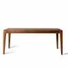 Tavolo allungabile noce naturale design moderno, Sanni