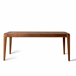 Tavolo allungabile noce naturale design moderno, Sanni