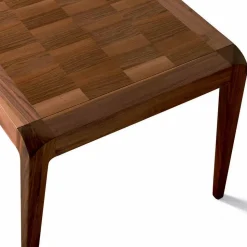 Tavolo allungabile noce naturale design moderno, Sanni