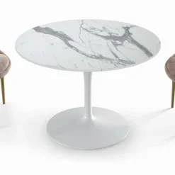 Tavolo Allungabile Rotondo da Soggiorno in Laminato Made in Italy - Dollars
