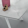 Tavolo Allungabile 140/210x90 cm in Pietra Sinterizzata Effetto Marmo - Atrio