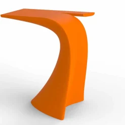 Tavolo alto da esterno H 100 cm di design, in polietilene, Wing Vondom