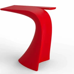 Tavolo alto da esterno H 100 cm di design, in polietilene, Wing Vondom