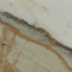 Tavolo con Base in Legno e Piano in Ceramica Calacatta Hermitage - Infinity