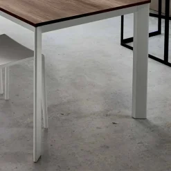 Tavolo con Piano Allungabile Fino a 334 cm Effetto Legno Made in Italy - Bavaria