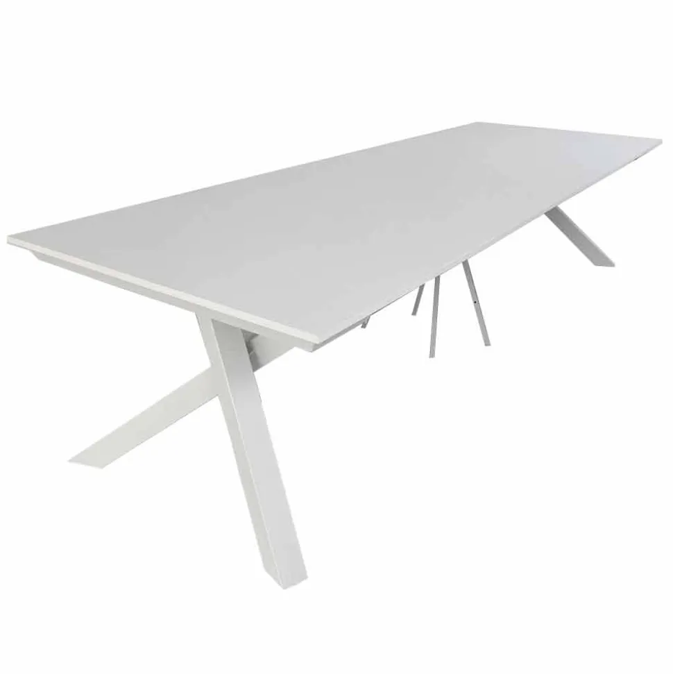 Tavolo Consolle Allungabile fino a 325 cm in Melaminico Made in Italy – Settimmio
