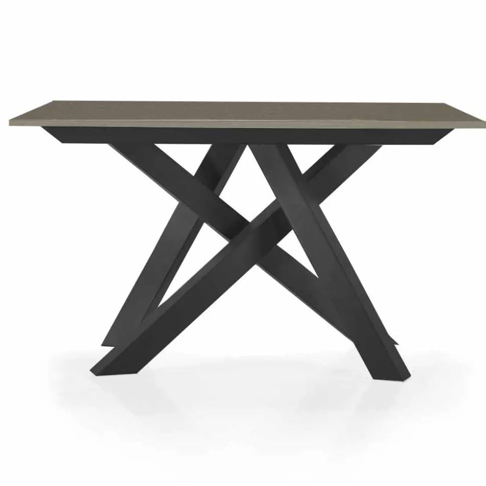 Tavolo Consolle Allungabile fino a 325 cm in Melaminico Made in Italy – Settimmio