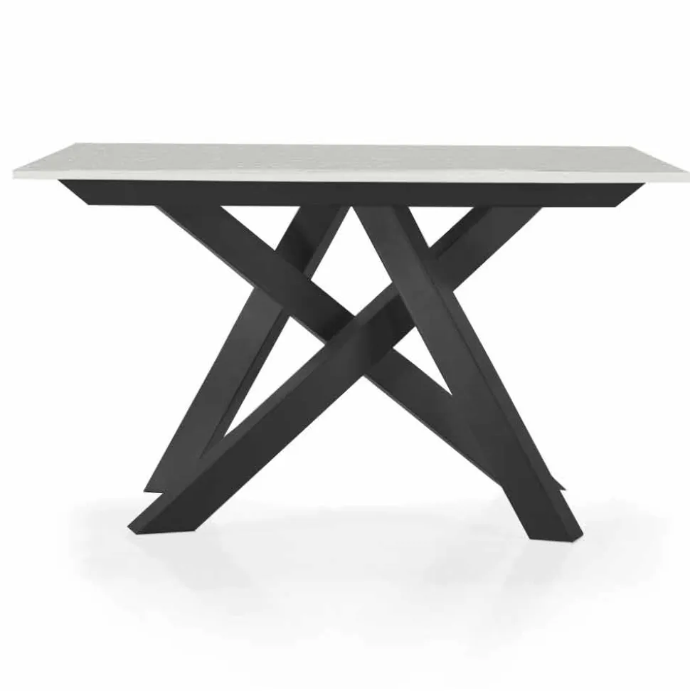 Tavolo Consolle Allungabile fino a 325 cm in Melaminico Made in Italy – Settimmio