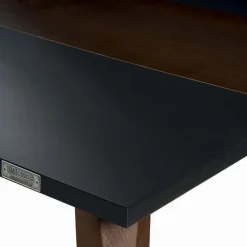 Tavolo Cucina in Mdf con Inserto in Legno Massello Made in Italy - Tusco