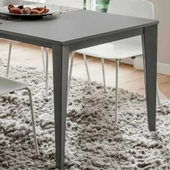 Tavolo Cucina in Metallo Verniciato con Piano in Fenix Made in Italy - Efisto