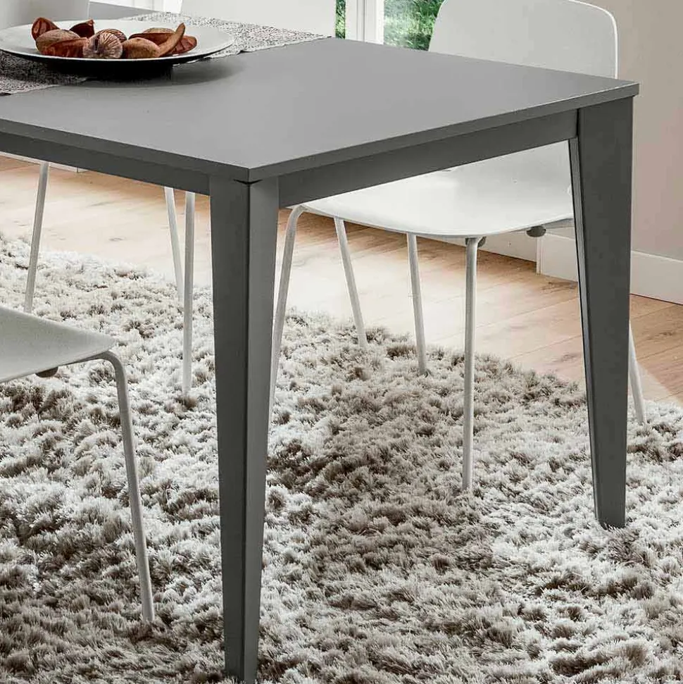 Tavolo Cucina in Metallo Verniciato con Piano in Fenix Made in Italy - Efisto