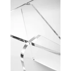 Tavolo da Caffè da Salotto Design in Plexiglass Trasparente o Fumè - Draco