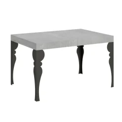 Tavolo da Cucina Allungabile in Legno e Ferro Antracite Made in Italy – Sassone