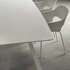 Tavolo da Cucina con Piano a Botte in Fenix Made in Italy, di Lusso - Lingotto