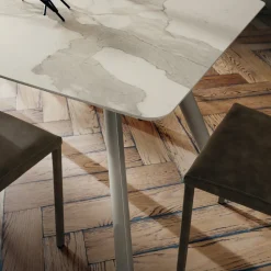 Tavolo da Cucina con Piano in Laminam Made in Italy, di Alta Qualità - Lingotto